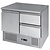 RedFox Single Door Refrigerated Table with 2 Drawers 300 L, from 2 °C to 8 °C, Bottom-Mounted Compressor