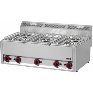 RedFox Countertop Gas Cooker with 2 Burners, 16,8 kW