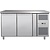 RedFox Double Door Refrigerated Table 280 L, from 2 °C to 8 °C, Side-Mounted Compressor