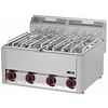 RedFox Countertop Gas Cooker with 4 Brass Burners, 18 kW RedFox Countertop Gas Cooker with 4 Brass Burners, 18 kW