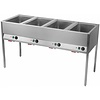 RedFox Water Water Floor model Electric Bain Marie, 4-Chamber with Drain Tap, GN 1/1, 2,8 kW