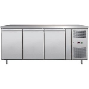RedFox Tripple Door Refrigerated Table 420 L, from 2 °C to 8 °C, Side-Mounted Compressor RedFox Tripple Door Refrigerated Table 420 L, from 2 °C to 8 °C, Side-Mounted Compressor