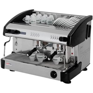 RedFox Ekspres kolbowy z wyświetlaczem 2 grupowy, 3,2 kW, inox RedFox Ekspres kolbowy z wyświetlaczem 2 grupowy, 3,2 kW, inox