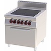 RedFox Electric Cooker with 4 Hot Plates and a Static Electric Oven GN 2/1, 16,3 kW RedFox Electric Cooker with 4 Hot Plates and a Static Electric Oven GN 2/1, 16,3 kW