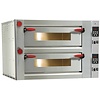 RM GASTRO Piec do pizzy 2-komorowy elektryczny 17,76 kW, 12 x Ø 33 cm