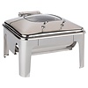 APS Induction Chafing Dish with Hinged Glass Cover 5,5 L GN 2/3 APS Induction Chafing Dish with Hinged Glass Cover 5,5 L GN 2/3