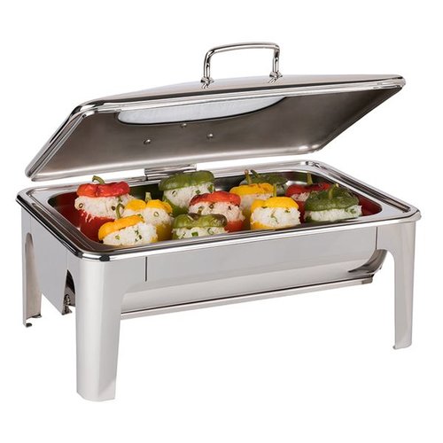 APS Induction Chafing Dish with Hinged Glass Cover 9 L GN 1/1 APS Induction Chafing Dish with Hinged Glass Cover 9 L GN 1/1