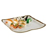 APS Shallow Melamine Plate 330x325 mm, Rectangular, Stone Art