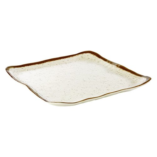 APS Shallow Melamine Plate 330x325 mm, Rectangular, Stone Art APS Shallow Melamine Plate 330x325 mm, Rectangular, Stone Art