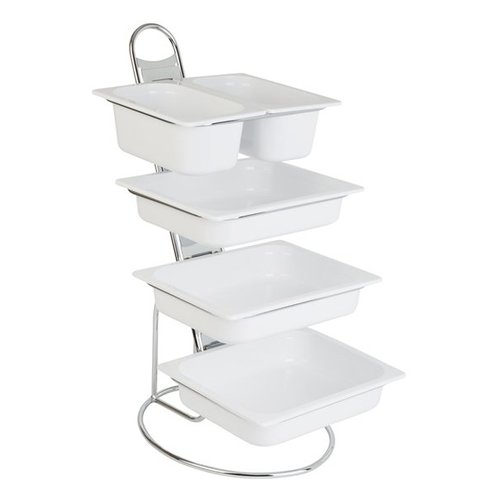 APS Etażera bufetowa na 4 pojemniki | GN 1/2 | 315x560x660mm APS Etażera bufetowa na 4 pojemniki | GN 1/2 | 315x560x660mm