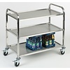 APS Stainless Steel 3 Tier Service Trolley 940 x 960 x 500 mm