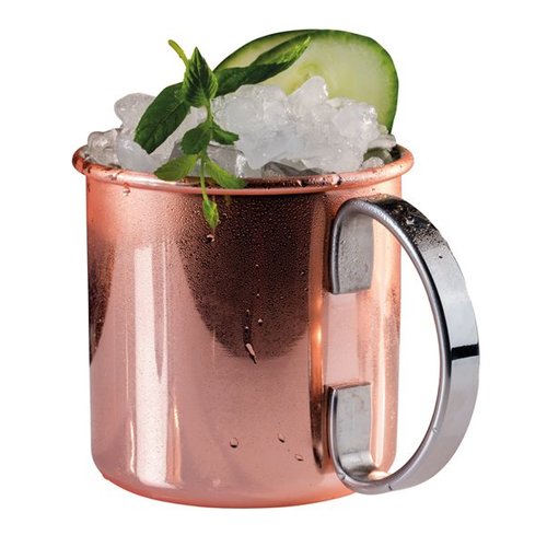 APS Kubek ze stali nierdzewnej w kolorze imitującym miedź | 0,5L | śr. 90x(H)90mm APS Kubek ze stali nierdzewnej w kolorze imitującym miedź | 0,5L | śr. 90x(H)90mm