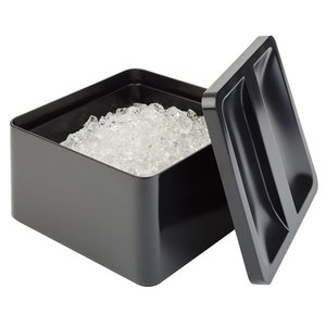 APS Pojemnik na lód 5 L, 270x270x(h)150 mm, czarny APS Pojemnik na lód 5 L, 270x270x(h)150 mm, czarny