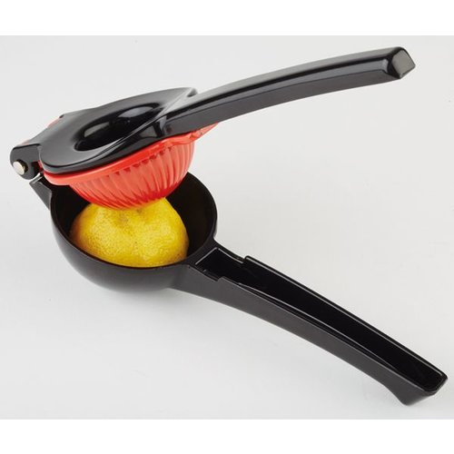 APS Wyciskarka do limonek/cytryn, czarno-czerwona | 210x70x50mm APS Wyciskarka do limonek/cytryn, czarno-czerwona | 210x70x50mm
