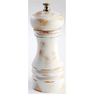 APS Wooden Salt Mill 150 mm, White APS Wooden Salt Mill 150 mm, White