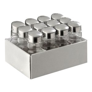 APS Zestaw 12 okrągłych pojemników na przyprawy | 40x40x(H)100mm APS Zestaw 12 okrągłych pojemników na przyprawy | 40x40x(H)100mm