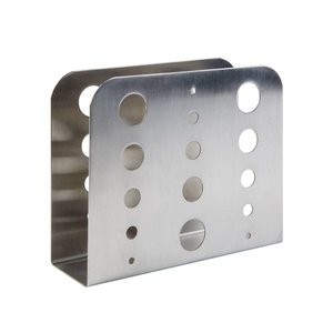APS Serwetnik | stal nierdzewna satynowana | 150x45x(H)125mm APS Serwetnik | stal nierdzewna satynowana | 150x45x(H)125mm