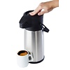 APS Stainless Steel Vaccum Flask with Pump 2,2 L