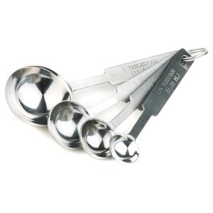 APS Stainless Steel Measuring Spoon Set, 1,25; 2,5; 5 and 15 ml APS Stainless Steel Measuring Spoon Set, 1,25; 2,5; 5 and 15 ml