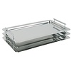 APS Stainless Steel Rectangular Serving Tray GN 1/1 with Handles APS Stainless Steel Rectangular Serving Tray GN 1/1 with Handles