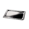 APS Stainless Steel Rectangular Serving Tray GN 1/1 with Rim