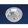 APS Pokrywa do salaterki przeźroczysta z uchwytem chromowanym | średnica 235mm APS Pokrywa do salaterki przeźroczysta z uchwytem chromowanym | średnica 235mm