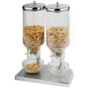 APS Dyspenser do płatków podwójny | 2 x 4,5L | 220x350x520mm APS Dyspenser do płatków podwójny | 2 x 4,5L | 220x350x520mm