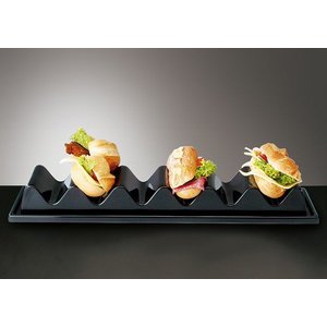 APS Stojak ekspozycyjny na kanapki | 600x190x75mm APS Stojak ekspozycyjny na kanapki | 600x190x75mm