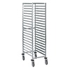 Tournus Euronorm racking trolley 600x400mm 20 levels