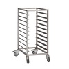 Gastro M Gastro-M 10 Rack Stainless Steel Racking Trolley 1/1 GN
