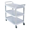 Rubbermaid Polypropylene 3 Tier Service Trolley 960 x 510 x 1030 mm