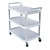 Rubbermaid Polypropylene 3 Tier Service Trolley 960 x 510 x 1030 mm