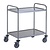 Tournus Stainless Steel 2 Tier Service Trolley 800 x 530 mm