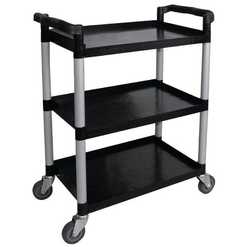 Vogue Wózek kelnerski 3-półkowy z polipropylenu | 415x830x(H)960mm Vogue Wózek kelnerski 3-półkowy z polipropylenu | 415x830x(H)960mm