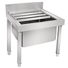 Vogue Mop Sink 500x500x(h)550 mm Central Drain
