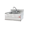 Gastro M Umywalka 700x650x(h)280 mm z przelewem i baterią