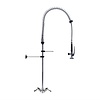 Gastro M Stainless Steel Single Hole Deck Mounted Pre-Rinse Faucet, Height 1200 mm