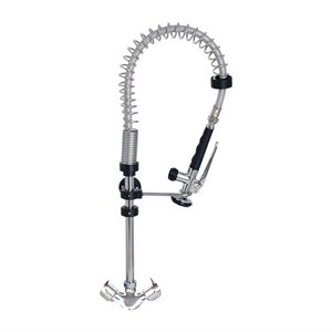 Gastro M Stainless Steel Single Hole Deck Mounted Pre-Rinse Faucet, Height 700 mm