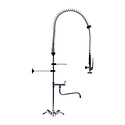 Gastro M Stainless Steel Single Hole Deck Mounted Pre-Rinse Faucet with Spout, Height 1200 mm