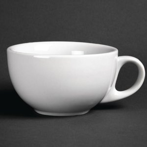 Athena Hotelware White Cappuccino Cup 285 ml, (Pack of 12) Athena Hotelware White Cappuccino Cup 285 ml, (Pack of 12)