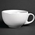 Athena Hotelware White Cappuccino Cup 285 ml, (Pack of 12)