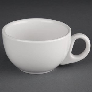 Athena Hotelware White Cappuccino Cup 228 ml, (Pack of 24)