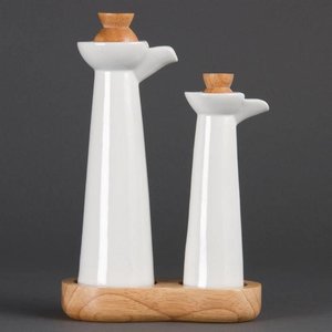 Olympia Whiteware Vinegar and Oil Set Olympia Whiteware Vinegar and Oil Set