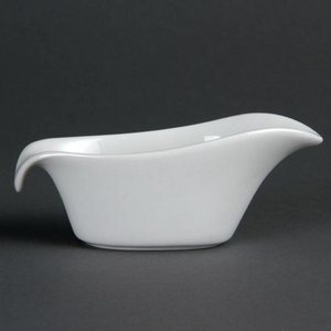 Olympia Whiteware Gravy Boats 85ml 3oz (Pack of 6) Olympia Whiteware Gravy Boats 85ml 3oz (Pack of 6)