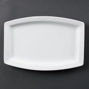 Olympia Shallow Plate 320x220 mm, Rectangular, Whiteware (Pack of 6)
