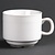 Olympia White Coffee Cup 200 ml, Linear (Pack of 12)