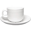 Olympia White Coffee Cup 200 ml, Linear (Pack of 12)