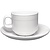 Olympia White Saucer, Linear (Pack of 12)