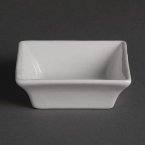 Olympia Miniature Square Dishes 75mm (Pack of 12) Olympia Miniature Square Dishes 75mm (Pack of 12)