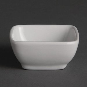 Olympia Miniature Rounded Square Dishes 60mm (Pack of 12) Olympia Miniature Rounded Square Dishes 60mm (Pack of 12)